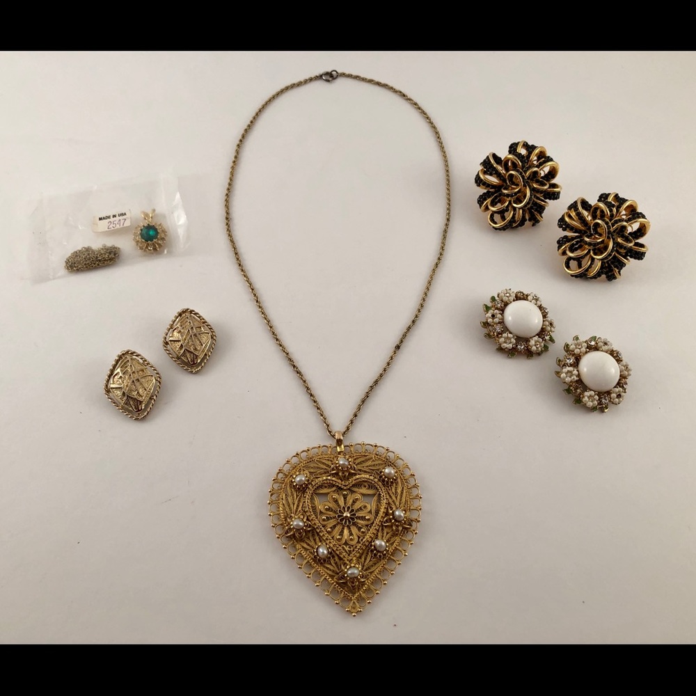 Vintage Heart Neklace